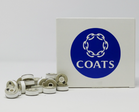 Coats American Astra Bobbins, White " L", 114yd - 144/Box - CBAAP114B
